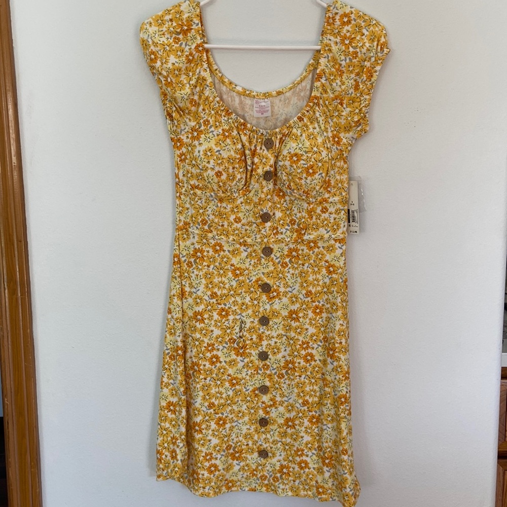 NWT yellow summer dress